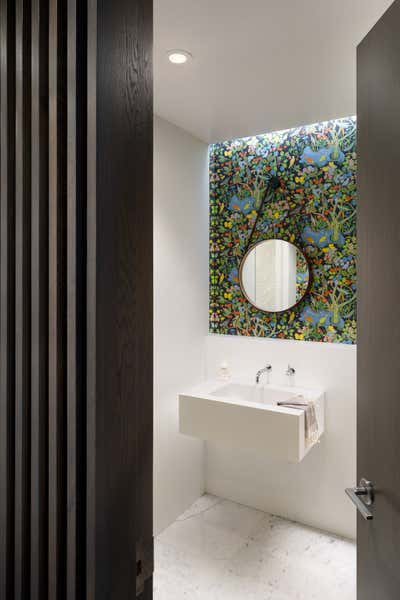 Contemporary Apartment Bathroom. TRIBECA PENTHOUSE LOFT by Joyce Sitterly Interior Design.