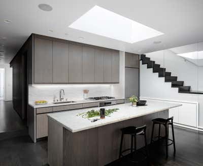 Contemporary Apartment Kitchen. TRIBECA PENTHOUSE LOFT by Joyce Sitterly Interior Design.