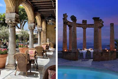  Mediterranean Hotel Patio and Deck. Villa Igiea  by Paolo Moschino LTD.