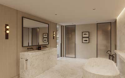  Contemporary Modern Apartment Bathroom. London by Alix Lawson London.