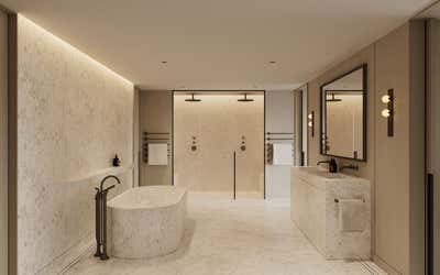 Contemporary Apartment Bathroom. London by Alix Lawson London.