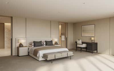  Contemporary Scandinavian Apartment Bedroom. London by Alix Lawson London.