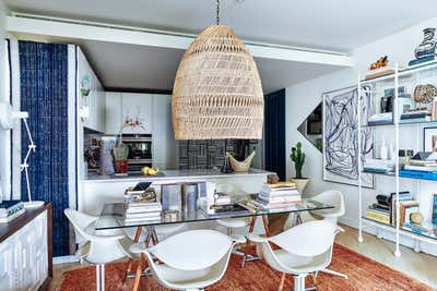  Contemporary Apartment Dining Room. White City Apartment  by Hubert Zandberg Interiors.