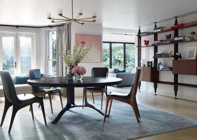  Mid-Century Modern Family Home Dining Room. Holland Park by Tamzin Greenhill.