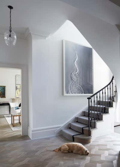  Modern Family Home Entry and Hall. Holland Park by Tamzin Greenhill.