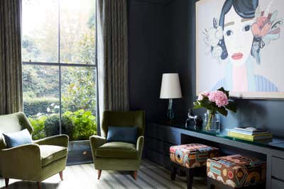  Mid-Century Modern Family Home Living Room. Holland Park by Tamzin Greenhill.
