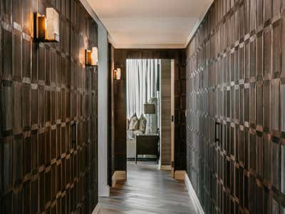Contemporary Entry and Hall. The Harrison Penthouse by Candace Barnes.
