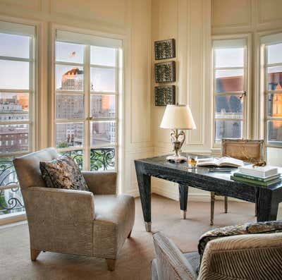 Art Nouveau Apartment Office and Study. The Chambord Penthouse by Candace Barnes.