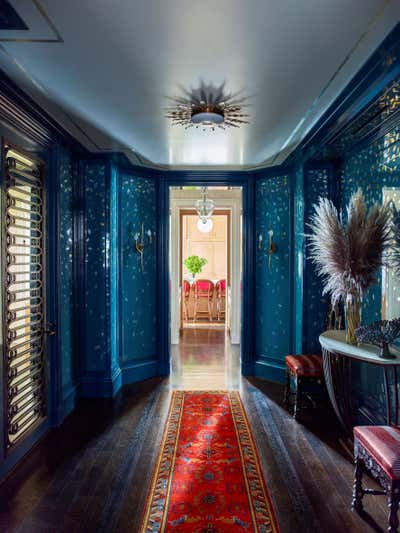 Eclectic Entry and Hall. Uptown with Peter Pennoyer Architects by Katie Ridder Inc..