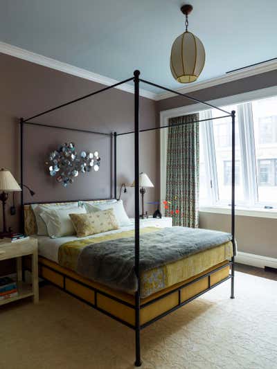 Transitional Apartment Bedroom. Uptown with Peter Pennoyer Architects by Katie Ridder Inc..
