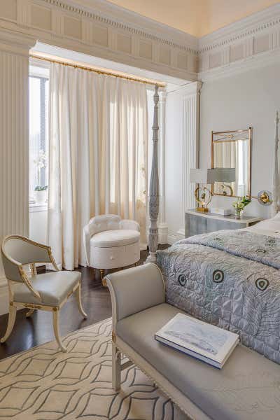  Eclectic Bedroom. Park Ave. Penthouse by Pavarini Design.
