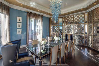  Traditional Eclectic Dining Room. Park Ave. Penthouse by Pavarini Design.