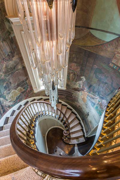 Traditional Entry and Hall. Park Ave. Penthouse by Pavarini Design.