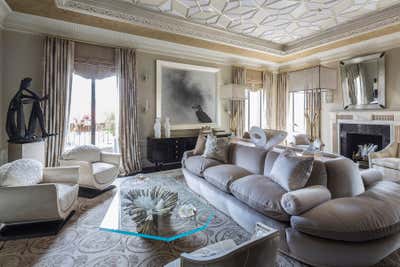 Traditional Living Room. Park Ave. Penthouse by Pavarini Design.
