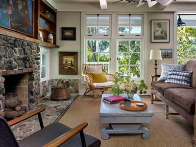  Eclectic Country House Living Room. Chef's Hideaway - Calistoga by JKA Design.