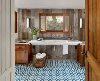  Eclectic Contemporary Country House Bathroom. Chef's Hideaway - Calistoga by JKA Design.