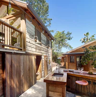  Eclectic Contemporary Country House Exterior. Chef's Hideaway - Calistoga by JKA Design.