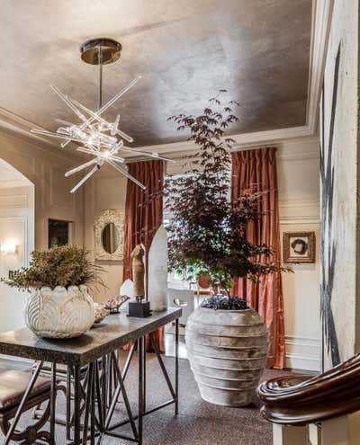 Eclectic Entry and Hall. San Francisco Decorator Showcase by Candace Barnes.
