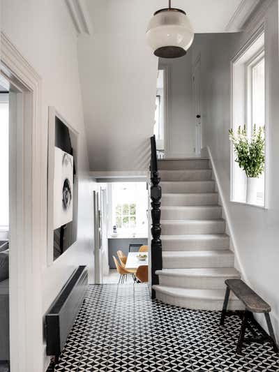  Modern Family Home Entry and Hall. Hampstead by Tamzin Greenhill.