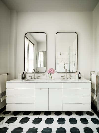 Mid-Century Modern Family Home Bathroom. Hampstead by Tamzin Greenhill.