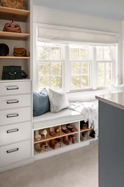  Mid-Century Modern Family Home Storage Room and Closet. Walnut Hill Project by Laura Hodges Studio.