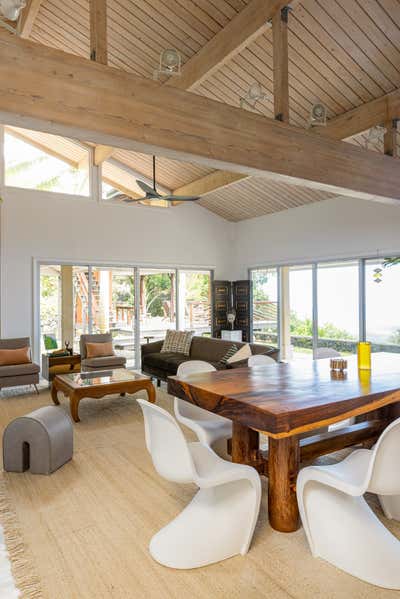  Eclectic Beach Style Family Home Open Plan. Tropical Twist  by Studio Palomino.