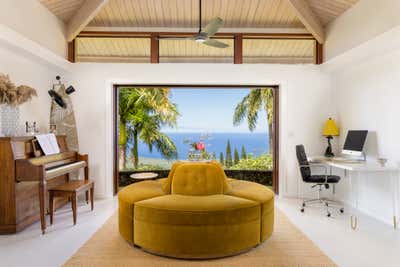  Mid-Century Modern Family Home Open Plan. Tropical Twist  by Studio Palomino.