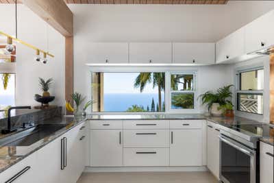  Coastal Contemporary Family Home Kitchen. Tropical Twist  by Studio Palomino.