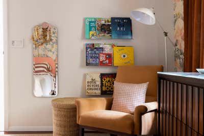  Mid-Century Modern Beach Style Family Home Children's Room. Tropical Twist  by Studio Palomino.