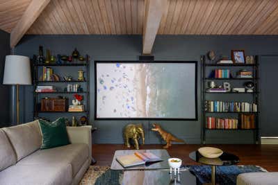 Mid-Century Modern Family Home Living Room. Tropical Twist  by Studio Palomino.