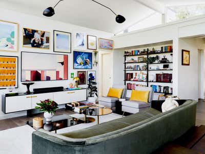  Eclectic Family Home Living Room. Mid-Century Hilltop by Studio Palomino.
