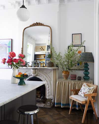  Maximalist Moroccan Apartment Kitchen. Brooklyn Townhouse  by Christina Nielsen Design.