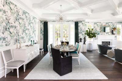  Eclectic Family Home Dining Room. Jewel Box Glamour by Studio Palomino.