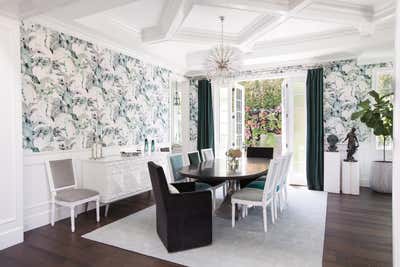  Eclectic Family Home Dining Room. Jewel Box Glamour by Studio Palomino.