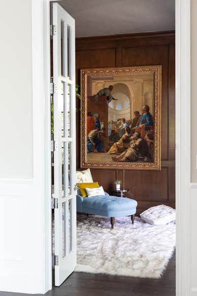  Eclectic Family Home Office and Study. Jewel Box Glamour by Studio Palomino.