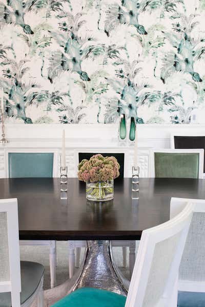  Contemporary Family Home Dining Room. Jewel Box Glamour by Studio Palomino.