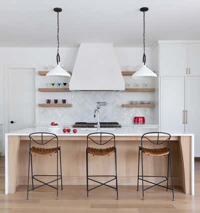  Transitional Contemporary Modern Minimalist Family Home Kitchen. Austin, Texas Home by Christina Nielsen Design.