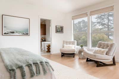  Mid-Century Modern Contemporary Family Home Bedroom. Marin Tranquility by HSH Interiors.