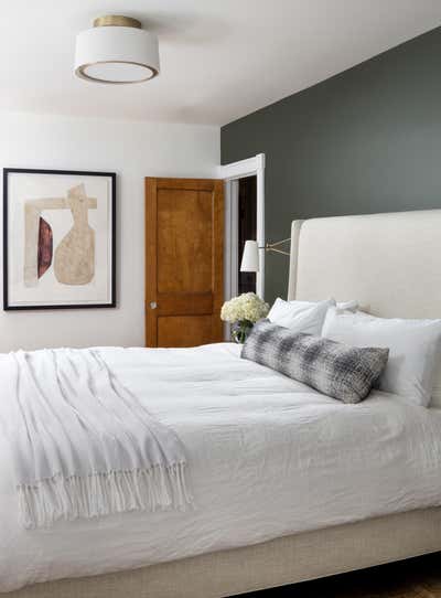  Mid-Century Modern Family Home Bedroom. Osbourne Project by Laura Hodges Studio.