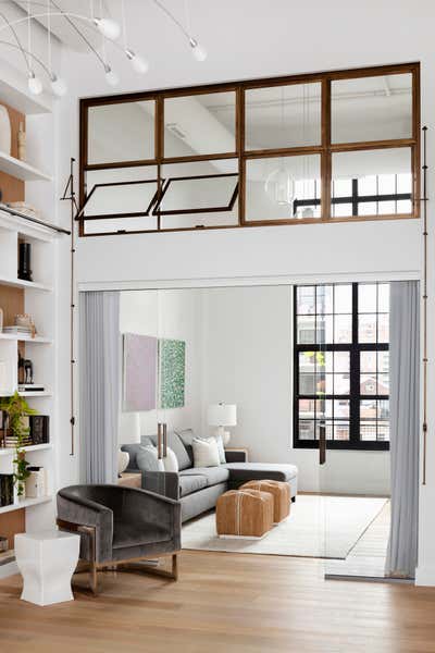 Contemporary Open Plan. Baltimore Loft Project by Laura Hodges Studio.