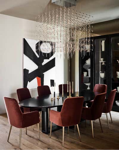  Eclectic Dining Room. San Francisco Residence by Kobus Interiors.