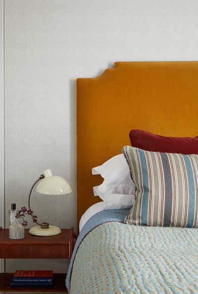  Contemporary Mid-Century Modern Apartment Bedroom. West London Apartment by Violet & George.