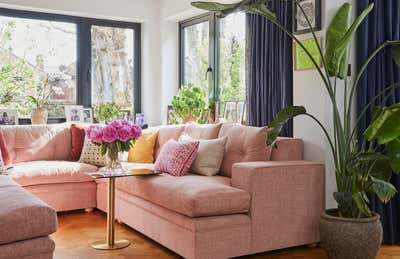  Cottage Living Room. West London Apartment by Violet & George.