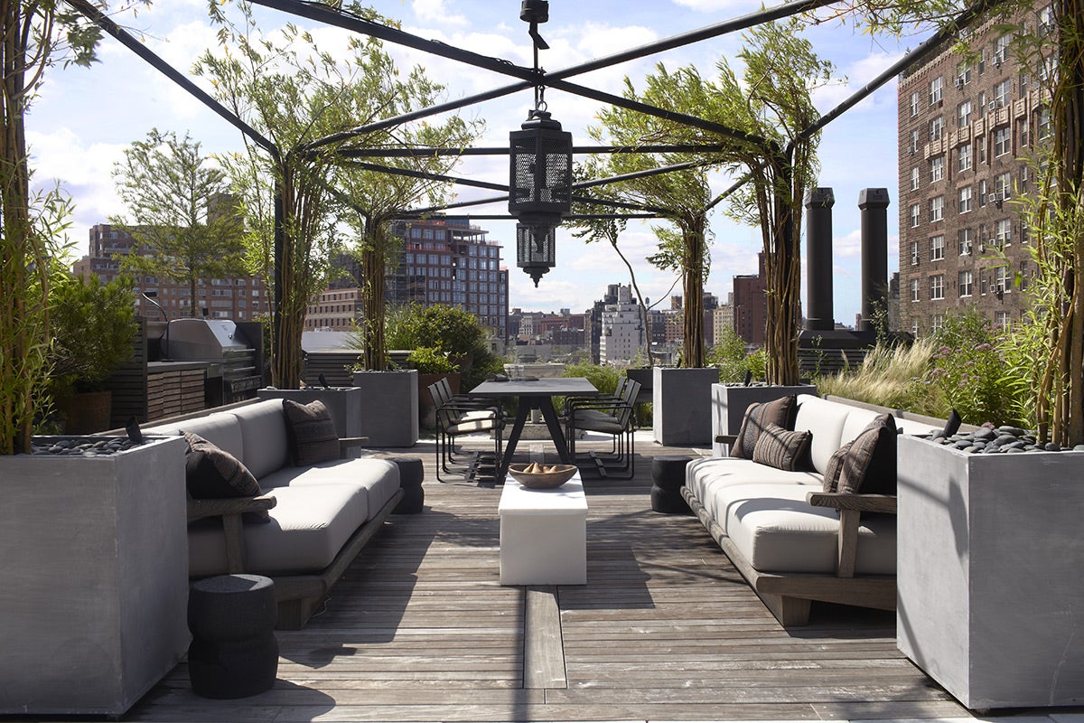 Contemporary Patio and Deck