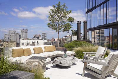 Contemporary Modern Apartment Patio and Deck. West Village by Tamzin Greenhill.