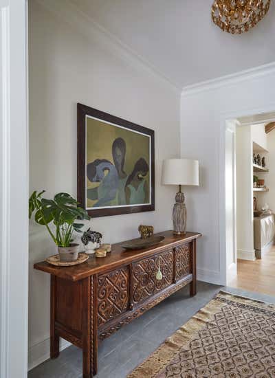  Bohemian Entry and Hall. Valley Lo by KitchenLab | Rebekah Zaveloff Interiors.