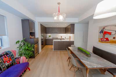 Modern Apartment Kitchen. CHELSEA DUPLEX by Marie Burgos Design.