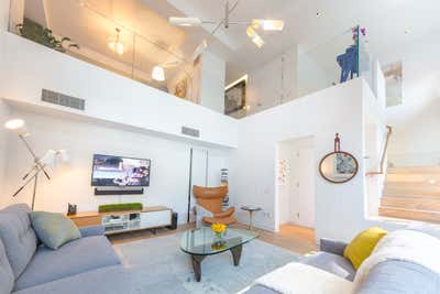  Modern Apartment Living Room. CHELSEA DUPLEX by Marie Burgos Design.