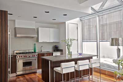  Contemporary Family Home Kitchen. TRIBECA PENTHOUSE by Marie Burgos Design.