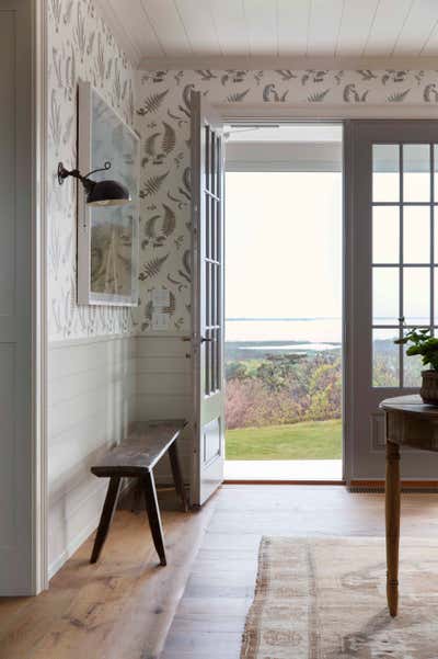  Traditional Eclectic Country Beach House Entry and Hall. Middle Valley Road by Katie Martinez Design.